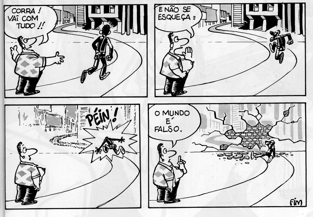 Laerte — O mundo é falso